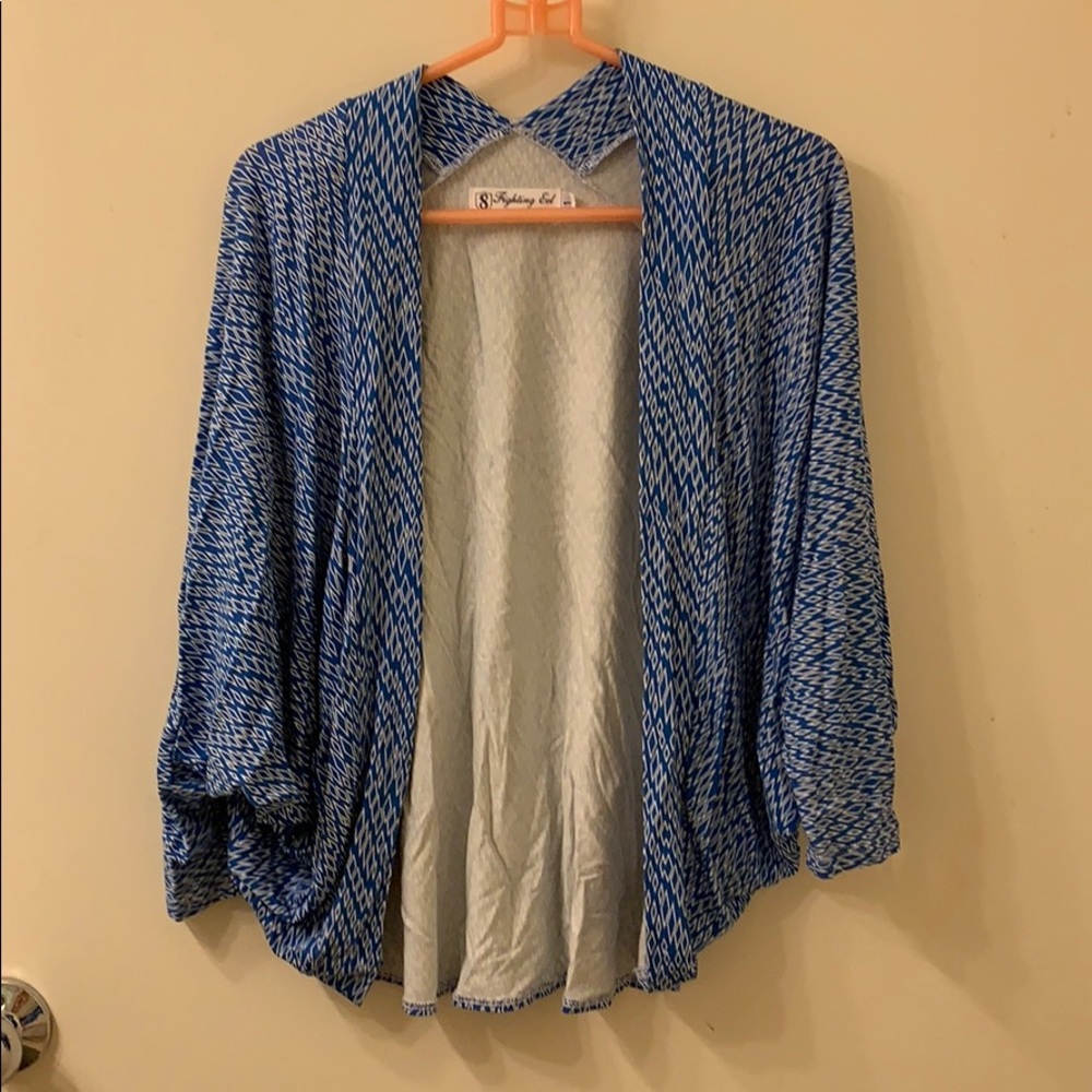 Fighting eel cardigan